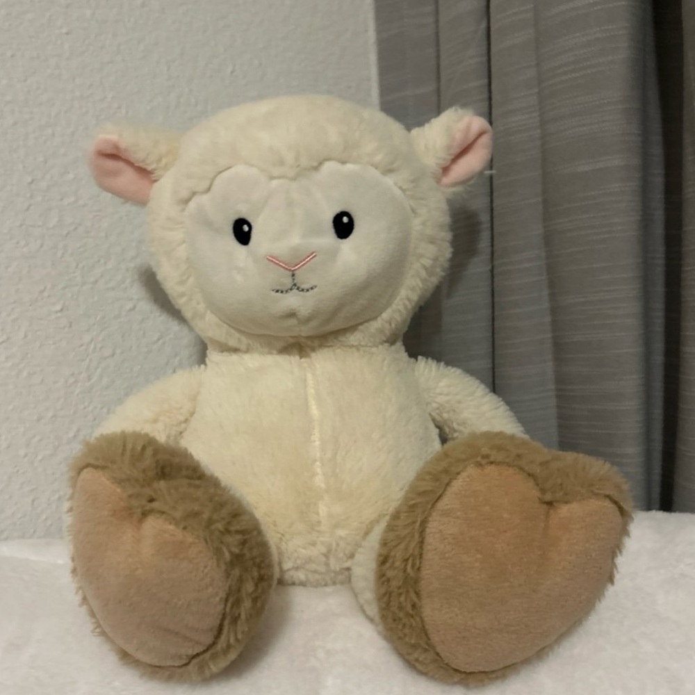 Sheep Lamb Plush Toy Soft Stuffed Animal w/Cream Off White